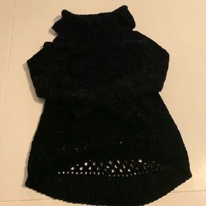 Black Knitted Turtleneck